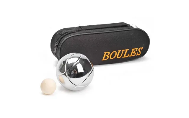 Dimatel Boule-sæt Med Transporttaske - Metal, 5 Dele 8 × 23 × 6,5 Cm