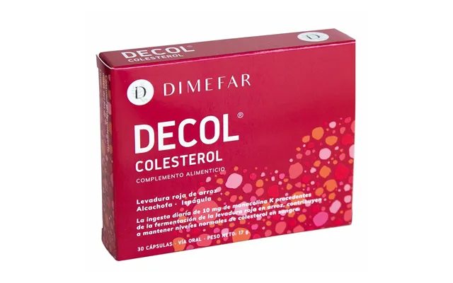 Dimefar Decol Kolesterol - Kosttilskud, 30 Kapsler