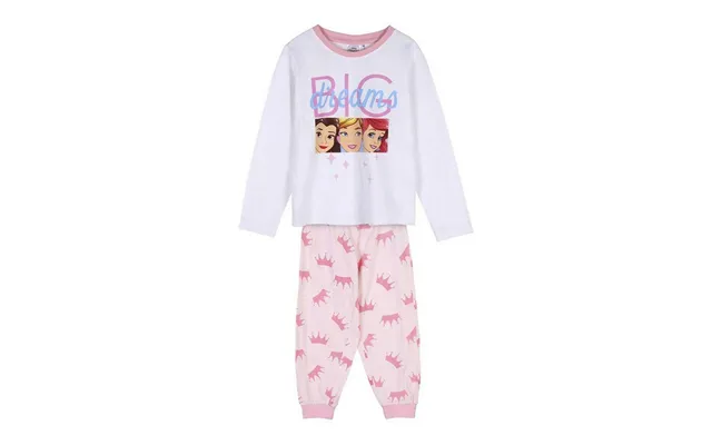 Disney Princess Pyjamas Til Piger - Hvid, 3 År, 100% Bomuld