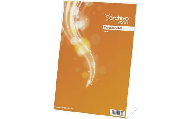 Dokumentholder Archivo 2000 A4 Vertikal - Gennemsigtig
