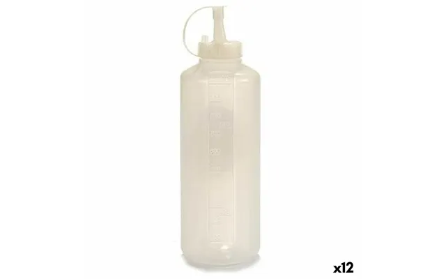 Dressingflaske Kinvara - Gennemsigtig Plast, 1 L 12 Stk.