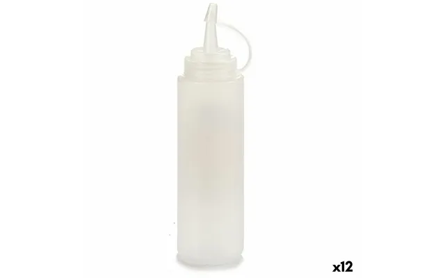 Dressingflaske Kinvara - Gennemsigtig Plastik 200 Ml 12 Stk