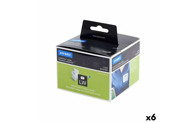 Dymo Lw11356 Etiketter 89 × 41 Mm, Hvid - 6 Ruller