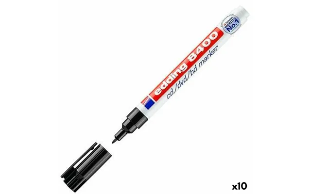 Edding 8400 Sprittusch - Sort, 10 Stk.