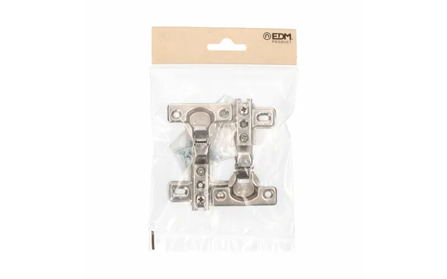Edm Hængsel 85642 Bc01 - Stål, 26 Mm, Sølvfarvet 2 Stk.
