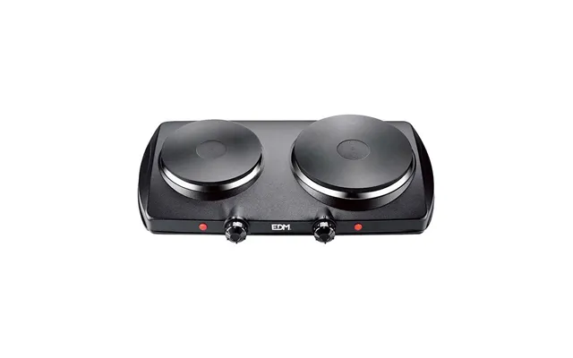 Edm Product Camping Komfur 07659 - 1.400 W, Dobbelt Kogeplade