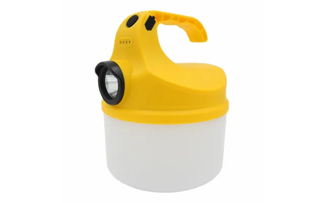 Edm Product Campinglampe 5 W - 500 Lm, Genopladelig Gul Hvid