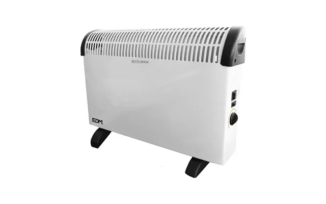 Edm Product Digitalt Konvektor-varmeapparat 2000 W - Hvid
