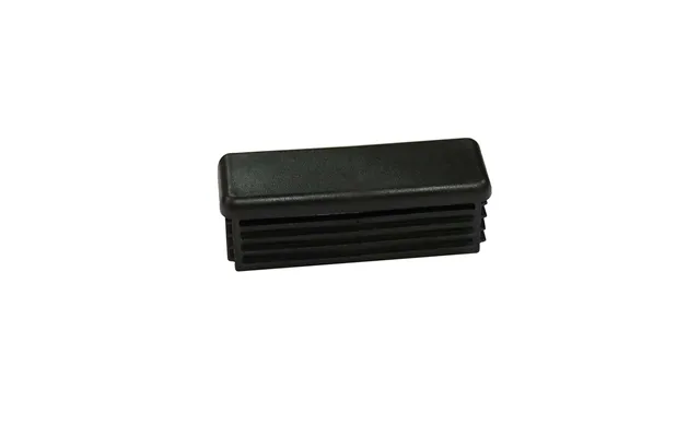 Edm Product Ferrul Terminalstik - Sorte Møbelpropper Til Trappe, Polyetylen, 64 × 25 Mm Og 58 × 25 Mm 2 Stk