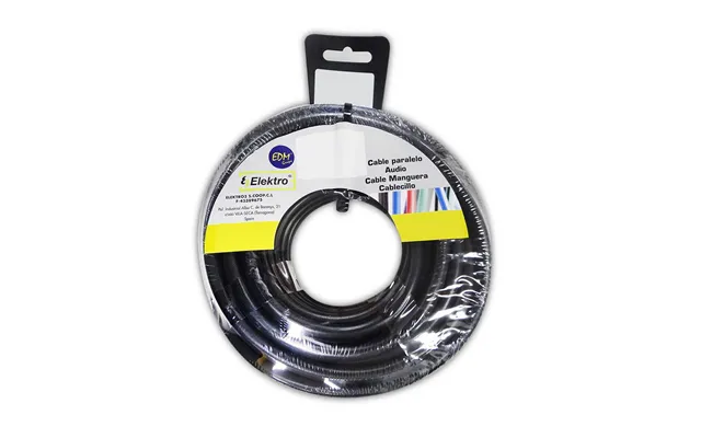 Edm Product Kabel 2 X 1,5 Mm - Sort, 15 M