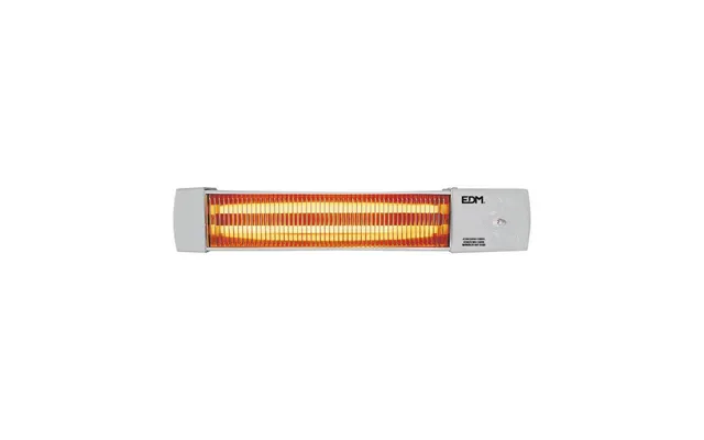 Edm Product Kvartsradiator 07103 - Hvid Grå, 600-1.200 W
