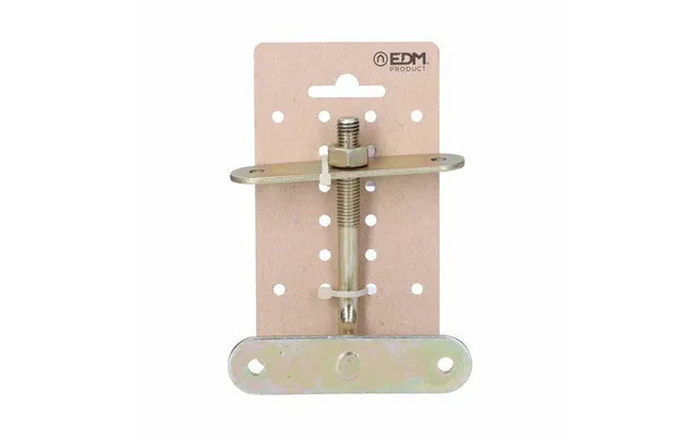 Edm Product Skinnestøtte 85581 Basic - Justerbar, Gylden Stål Jern