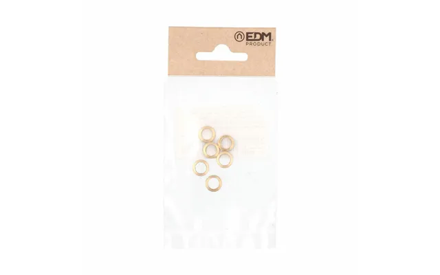Edm Product Svaler Oval Skive I Kobber Ø10 Mm - 10 × 7 × 1,5 Mm