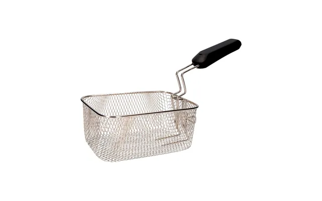 Edm Product Udskiftningskurv Til Friture - 19 × 14 × 8 Cm, Sort Håndtag