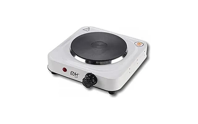 Elektrisk Kogeplade Edm 07660 1.000 W - Hvid Grå