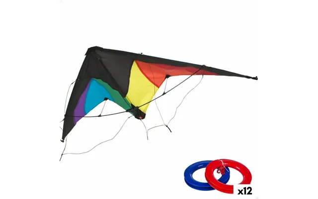 Eolo Komet Pop-up Drage 125 × 72 Cm - Regnbue 12 Stk