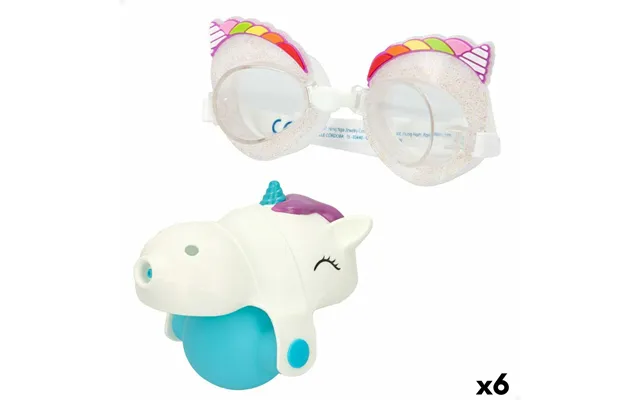 Eolo Unicorn Vandpistol Med Briller - 14 × 6 × 3 Cm 6 Stk.