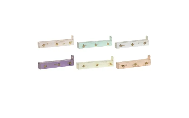 Essensbrænder I Træ, Multifarvet - 24 × 4 × 6 Cm 12 Dele, 6 Enheder