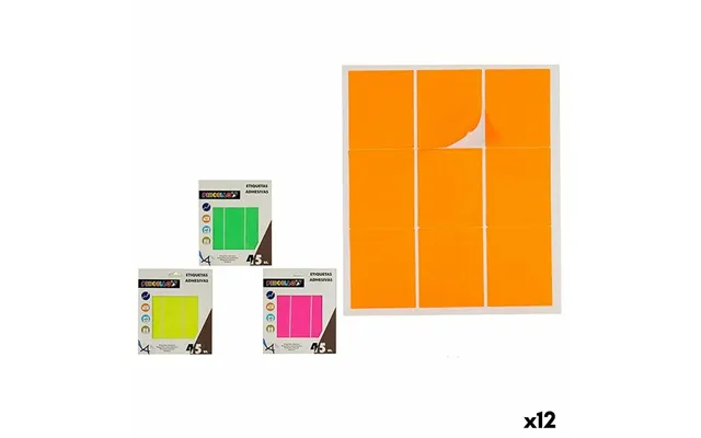 Etiketter Selvklæbende - Rektangulære, 43 × 52 Mm 12 Enheder