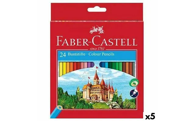 Faber-castell Farveblyanter - 24 Farver, 5 Sæt
