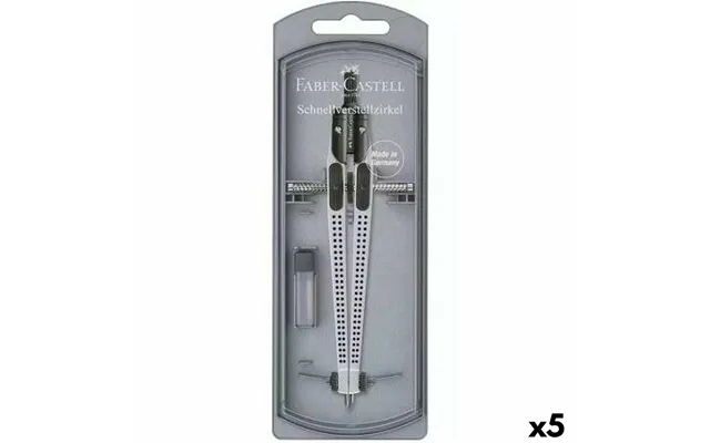 Faber-castell Passer - Sølvfarvet, 5 Stk.