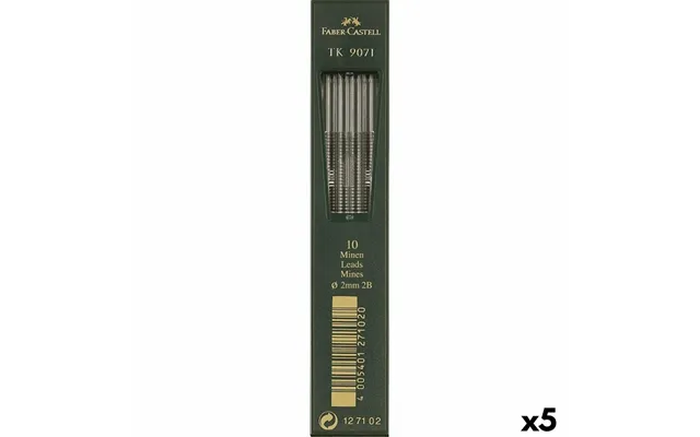 Faber-castell Tk 9071 Stift Til Blyant 2 Mm - 2b 5 Pakker