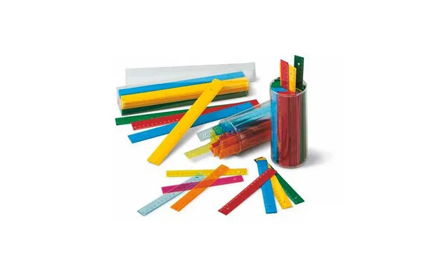 Faibo Geometrisæt - Multifarvet, 15 Cm, 100 Stk.