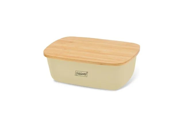 Feel Maestro Brødkasse Mr-1776-ivory - Elfenben, Træ Låg I Træ, 34,5 × 23,5 × 13 Cm
