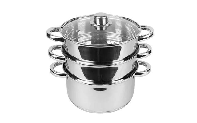 Feel Maestro Mr-2900-18 Dampapparat Med Gryde - Rustfrit Stål Og Glas