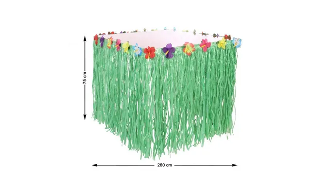 Festdekoration Hawaiiansk Mand - Fjer 275 × 275 Cm