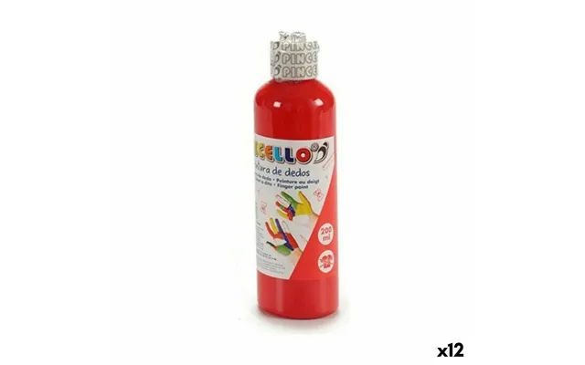 Fingermaling - Orange 200 Ml 12 Stk.