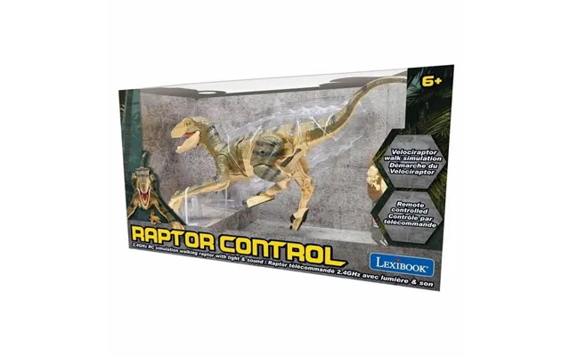 Fjernstyret Dinosaur - Lexibook Velociraptor Med Lys Og Lyd