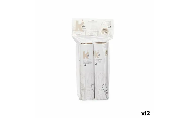 Fnugrulle Udskifter - Hvid, 19 Cm 12 Pak