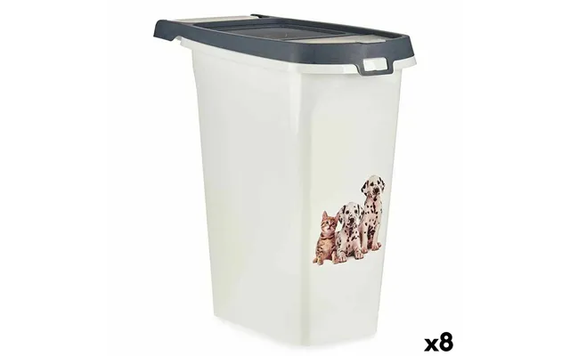 Foderspand Til Kæledyr Mascow Antracit 10 L - 8 Stk.