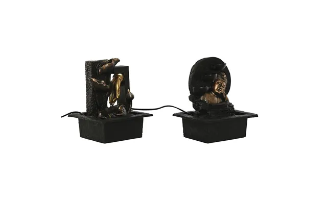 Fontana - Bordfontæner I Harpiks, Orientalsk Design 2 Stk.