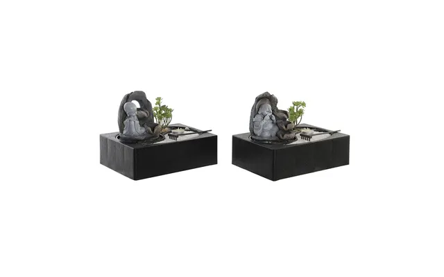 Fontana Buddha Springvand I Harpiks 29 × 21 × 23 Cm - 2 Stk.