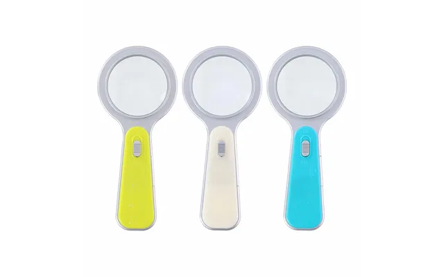 Forstørrelsesglas Med Led - 11 × 1 × 24 Cm, Multifarvet