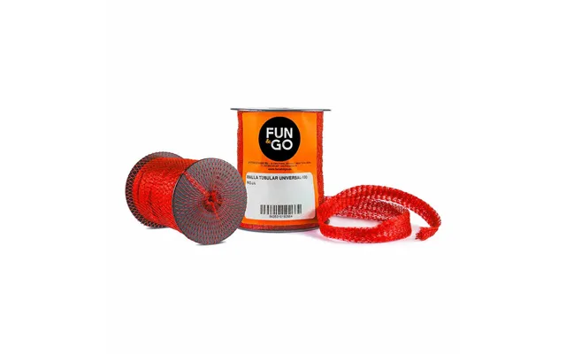 Fun&go Tubular Net Til Emballering Universal-100 - Rød 25 M