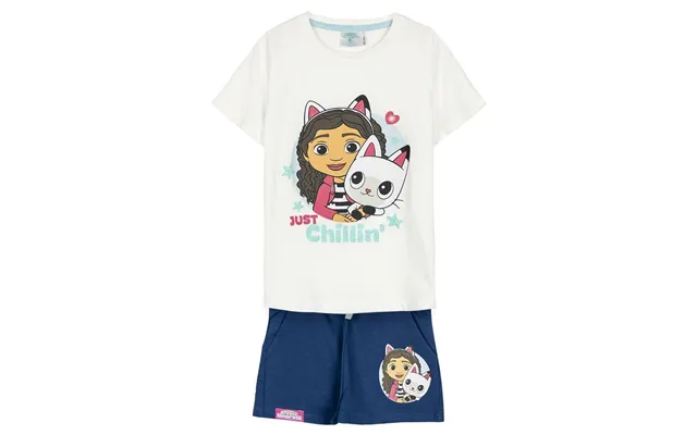 Gabby's Dollhouse Nattøj Til Børn - Blå Beige, 3 År