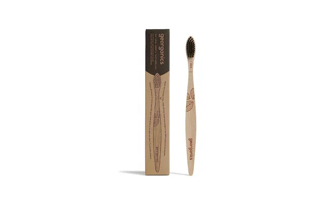 Georganics Tandbørste Soft - Birketræ, Sort