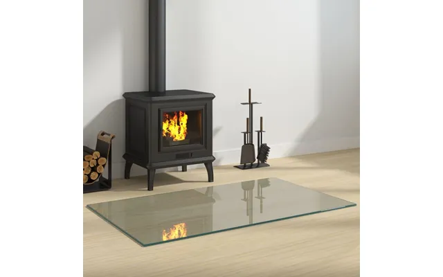 Glasplade Til Pejs 100x60 Cm Rektangulær