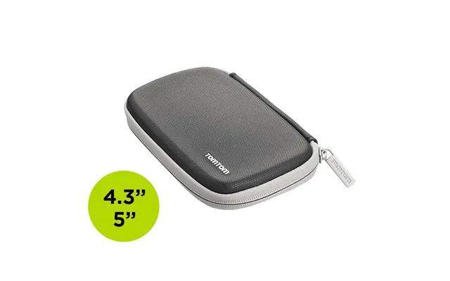 Gps Etui Tomtom - Beskyttende Case, Sort Grå