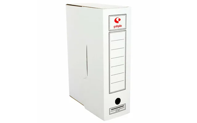 Grafoplas Arkivboks - Hvid A4, 38,5 × 27,5 × 11,5 Cm 50 Stk