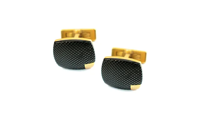Guess Cmc70705 Manchetknapper - 1,5 Cm, Sort Guld