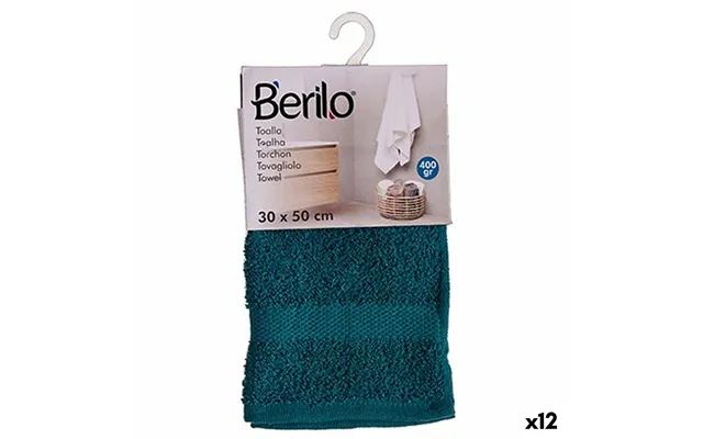 Håndklæde Berilo - Blå 30 X 50 Cm 12 Stk