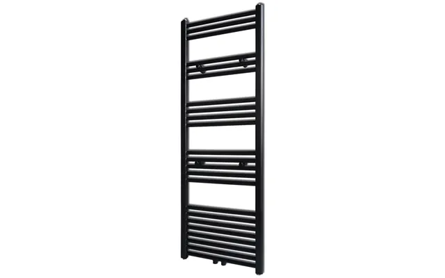 Håndklæderadiator 500x1424 Mm Centralvarme Lige Sort