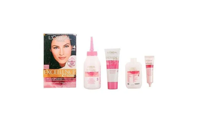 Hårfarve L'oreal Paris Excellence Creme Nr. 4 Kastanje - 192 Ml