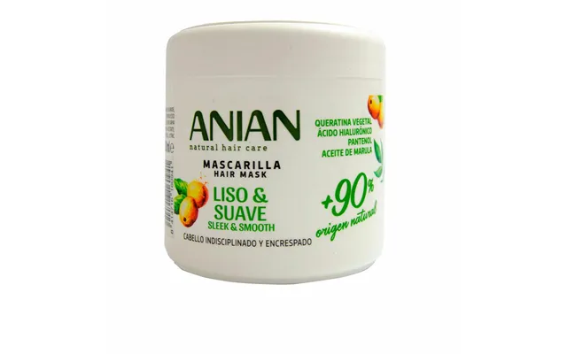 Hårkur Anian Liso Suave 350 Ml - Hårmaske Til Glat Og Blødt Hår