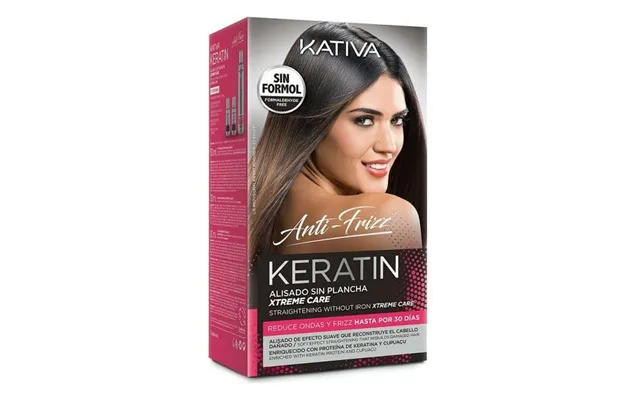 Hårkur Keratin Anti-frizz - Kativa Xtrem Care 3 Dele Til Skadet Hår