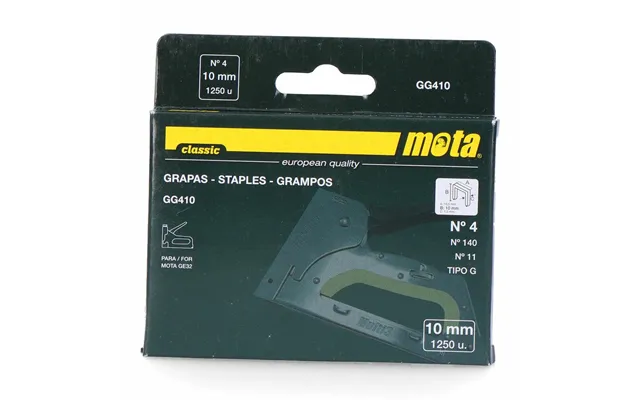 Hæfteklammer 10 Mm N 4 - Mota Gg410 1.000 Stk.